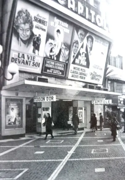 Cinéma Le Capitole – Avenue de la Toison d'Or, 1978 © Mémoire 60-70 Cinéma Le Capitole – Avenue de la Toison d'Or, 1978 © Mémoire 60-70